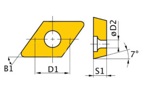 Wkłady wymienne HM Optimum  ISO DCMT070204 (3441758)